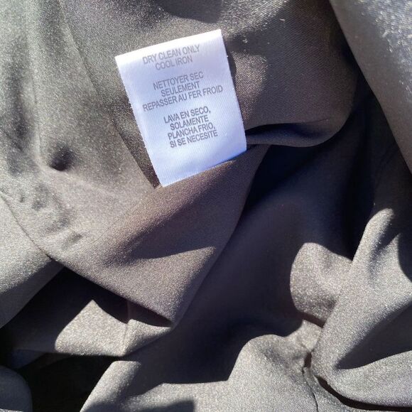 W by Worth Women's XS Striped Tweed Shift Dress Hi-Low Multicolor Business - Picture 8 of 9